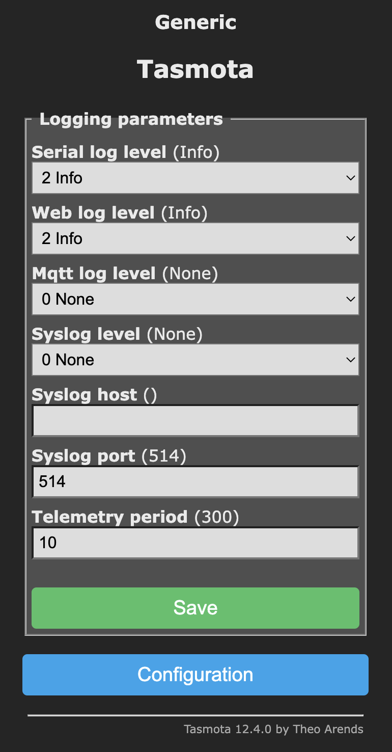 Telemetry interval