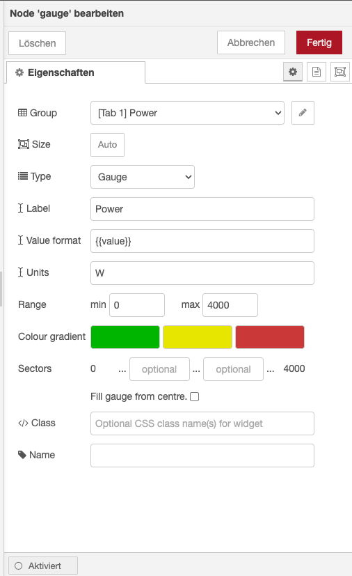 Gauge Node