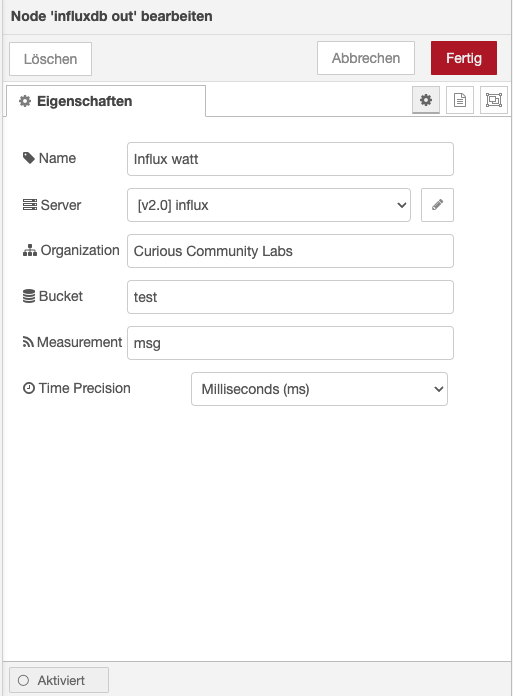 Influx Node