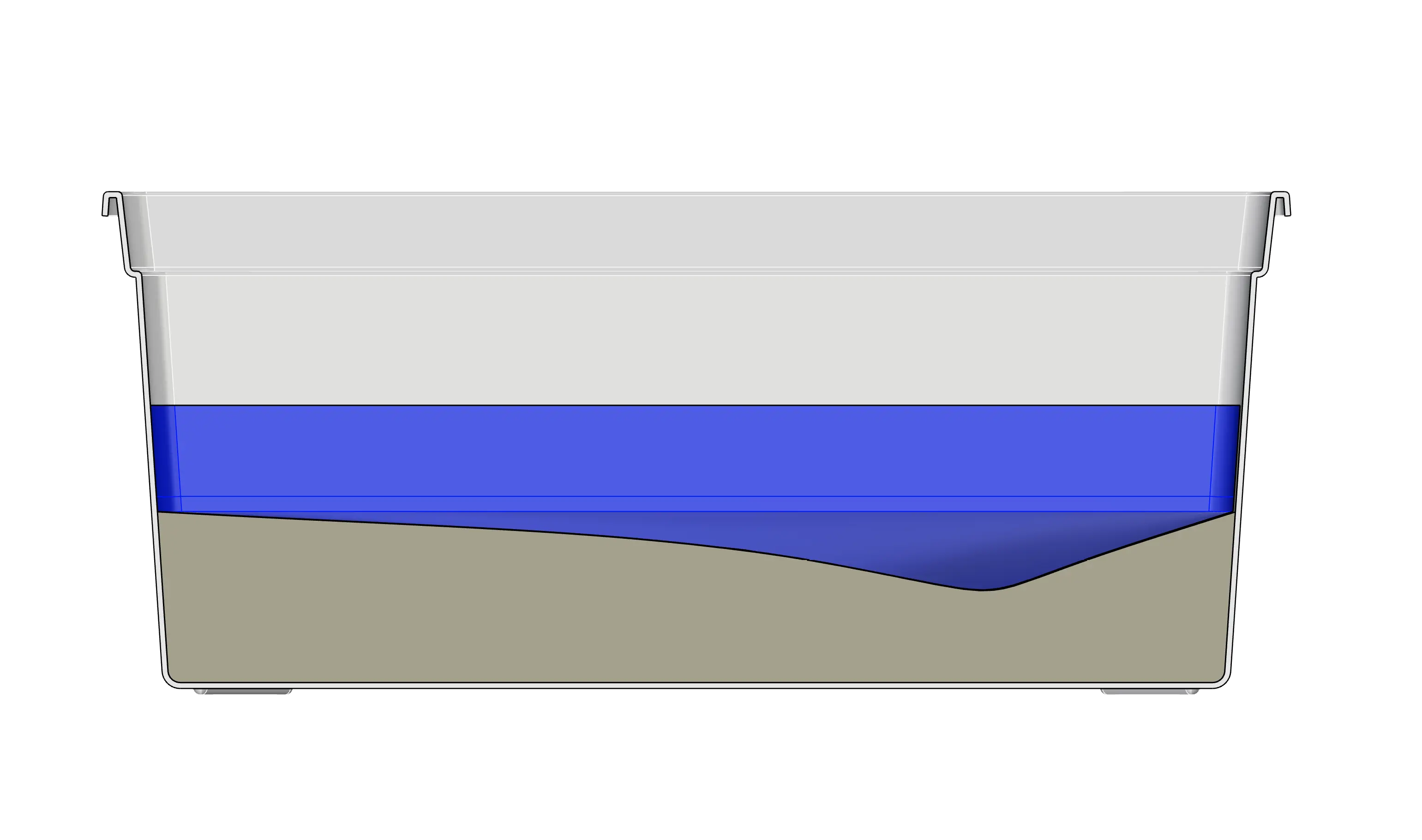 Negativ Form direkt gedruckt