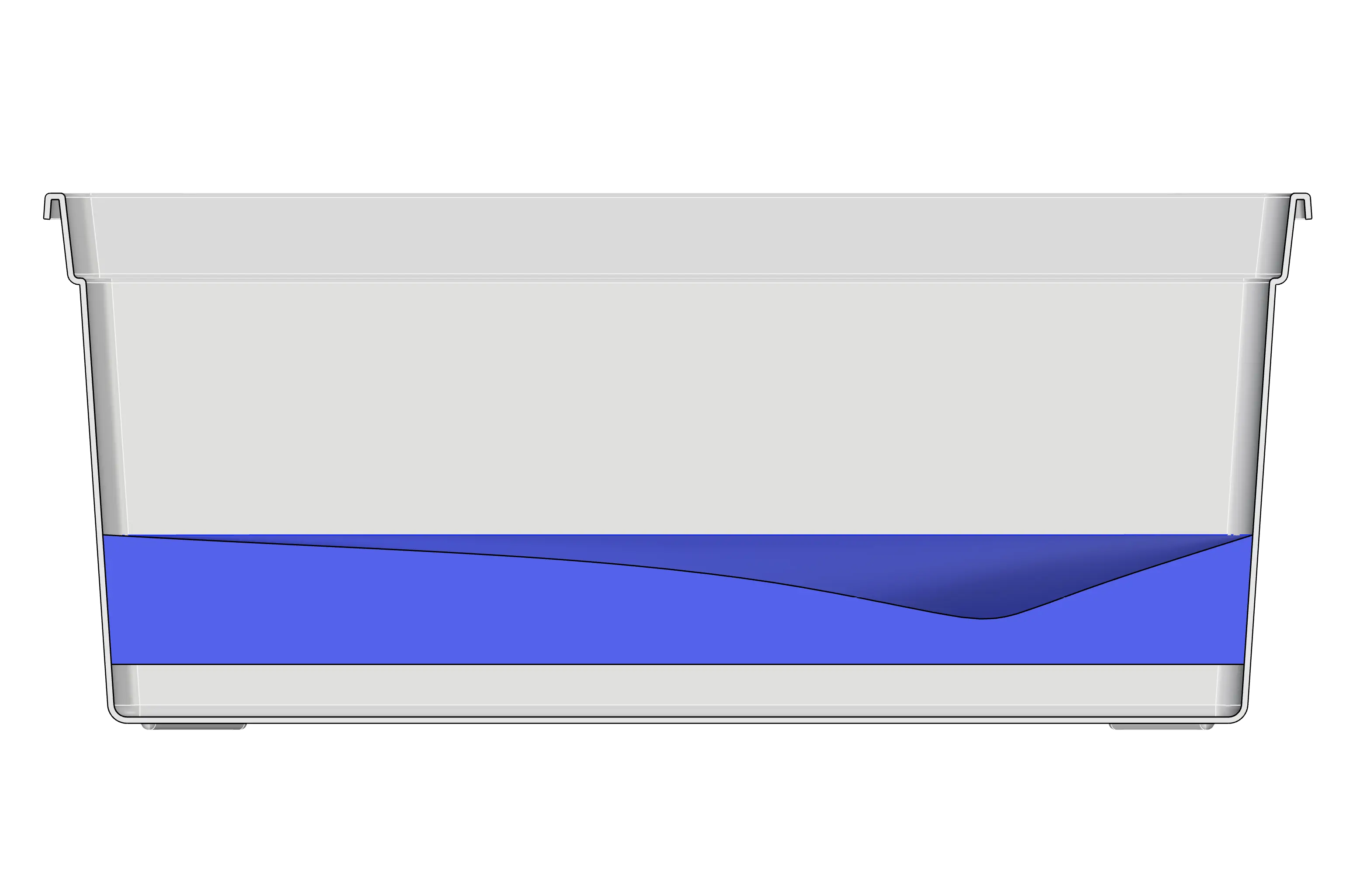 Negativ Form direkt gedruckt